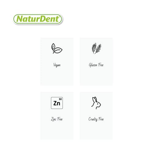 NaturDent proteza za žene-Stomatološka njega, Dientes Postizos para Mujer, Ultra snažno držanje i dugotrajno-bez odvratnog ukusa , bez cinka, bez parafina- sastojci za hranu