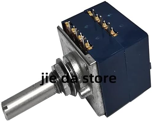 ALPS RK27 Double Volume Potentiometer 10KA 20KA 50KA 100KA 250KAX2 A500K Dual Unit 6pins Plum Shaft Rotary Switch 25mm -