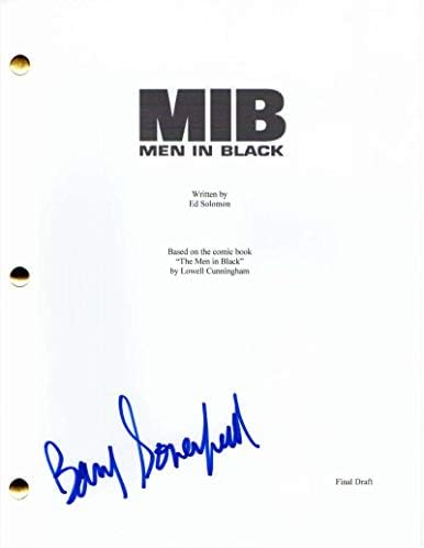 Barry Sonnenfled potpisan autogram - Muškarci u Crnoj filmskoj skriptu - Will Smith, Tommy Lee Jones, divlji divlji zapad, 2, II,