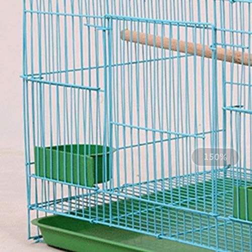 Xiaoheshop let za ptičje kavez za ptice kaveza žica pravokutni mali kavez za male ptice i kanarine opremljene hranilice sa stojećim