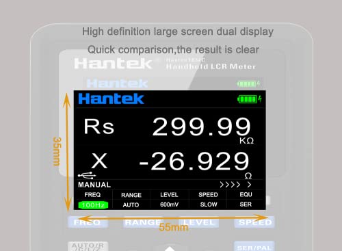 1832C LCR METER HANTEK HANDHELD METER Portable Instrument za mjerenje parametara komponente sa 7 tipične ispitne frekvencije