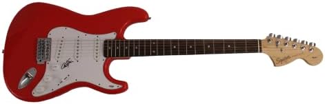 Carly Simon potpisan autogram utrke pune veličine Car Crveni bokovnice Stratocaster Električna gitara sa PSA / DNK autentičnošću -