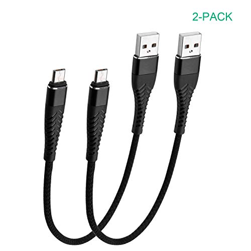 USB kabl za napajanje kompatibilan za ROKU Chromecast TV String Stick - Kabel za punjač, ​​pletenica 11-inčna kratko, 2-pakovanje