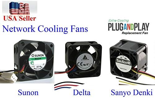 4 pakovanje Extra-hlađenje mirna verzija zamjenski subonski ventilatori su kompatibilni za Cisco SG300-52MP ventilator 18DBA šum