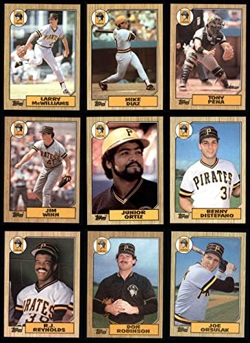 1987. TOPPS Pittsburgh Pirates Gotovo kompletan timski set Pittsburgh Pirates NM / MT Pirates