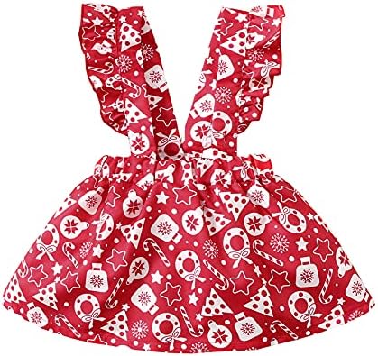 RomperUnbox Newborn Baby Girgin Božićna odjeća Moj prvi božićni bodySuit Top + Tutu suknja + noga za planu + traka za glavu 3 / 4pcs set