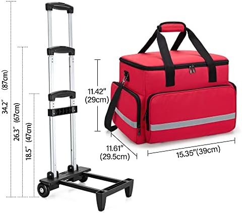 Curmio Rolling Medical Bag sa točkovima