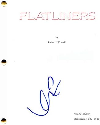 Kevin Bacon potpisao je autograme Flatliners Full Filmovi scenarij - Footloose, Apolon 13, Nacionalni Lampeons Animalna kuća, drhtanje,