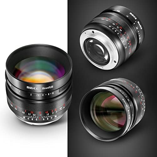 Meike 50mm F0.95 širokougaoni objektiv velikog otvora blende ručno fokusirano sočivo kompatibilno sa Canon EFM-Mount APS-C frame kamerom bez ogledala