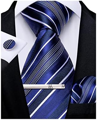 DiBanGu Muška kravata svilena tkana kravata džepna kvadratna dugmad za manžete formalno poslovno matursko vjenčanje