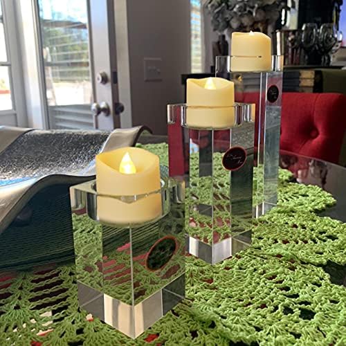 Homemory 12PACK Flameless LED Votive Candles, 1.5 x 1.6 dugotrajne električne lažne svijeće, svjetla za čaj na baterije u toploj bijeloj boji za Božić, dekor za vjenčanje