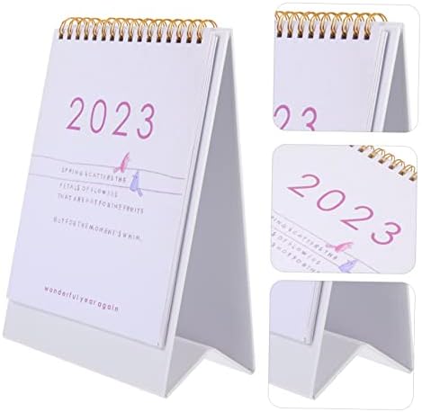 Operilacx 2pcs 2023 2023 Kalendar za ručavanje Dekor ureda Kalendar Kancelarijski dekor 2023 Mali kalendar Desk planiranja Kalendar Kalendar Kalendar Kalendar Kancelarija