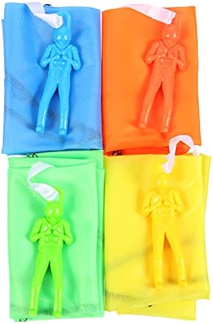 NUOBESTY Dječije igračke 6pcs Padobranska igračka padobran ručni Setovi igračaka slobodno bacanje padobranske figure ručno bacanje