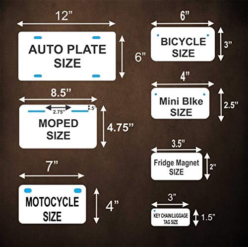 ZaCatecas 2011 Personalizirani prilagođeni novost TAG Vozil Auto Automobil Moped Bike Licenjska ploča bicikla