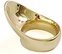 Vermil streličarski prsten za palac-klasični mesing-zaštitna oprema za izvlačenje palca u tradicionalnom streličarstvu