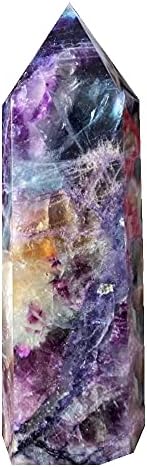 Veliki prirodni fluoritski kristalni točki kristalni štapić, kućni ukras, zacjeljivanje