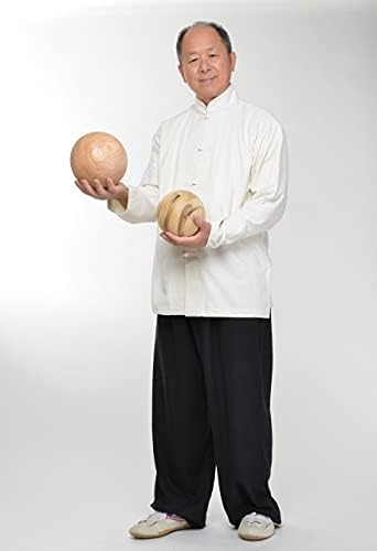 Tai Chi Ball-mala / Početnička drvena Tai Chi Lopta 2-3 lbs, 6 inča, Topola. Napravljeno u SAD-u koristi se sa Tai Chi DVD-om