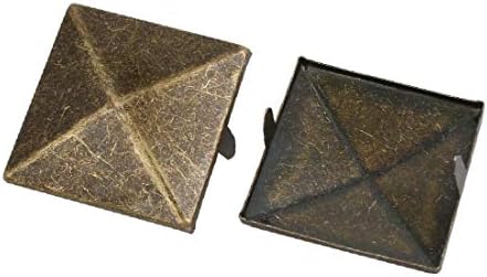X-dree 20pcs 35mm Papir u obliku kvadratnog u obliku brane za BRONZING DIY CRAFT (20pcs 35mm en Forma de Papel Brad Bronce Para Scrapbooking Diy Craft