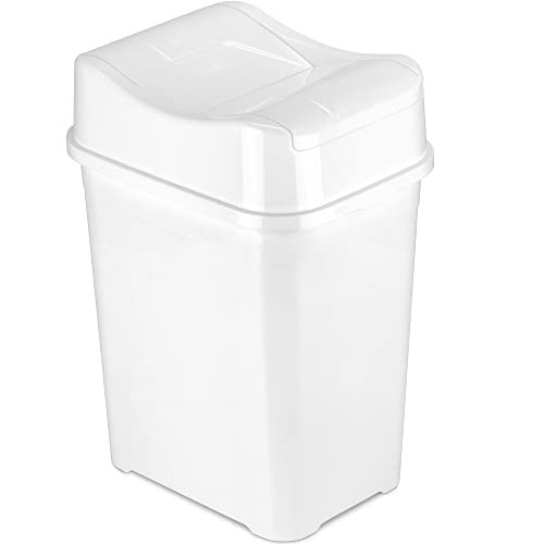 Decoruck 2 pakovanje smeće može, 5.2 litre / 20L kante za smeće sa dvostrukim klinčicama, sivim