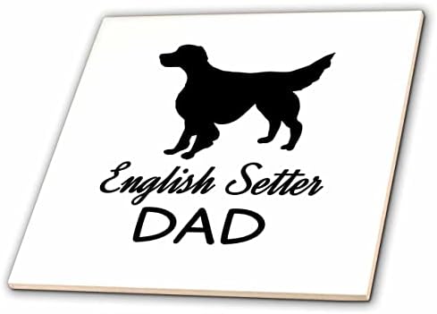 3drose Janna Salak Designs Dogs - engleski seter Dog Dad-Tiles