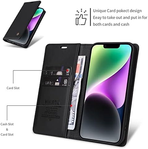 Xyx torbica za novčanik za Samsung Galaxy S22 Ultra 5G SM-S908, Flip Book PU kožna zaštitna futrola za muškarce žene sa slotovima