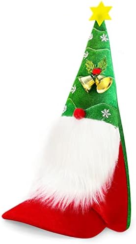 Dancelf plišani xmastree šešir za svečanu Božićnu zabavu šešir Dress Up proslave, novost Santa šešir bejzbol kape