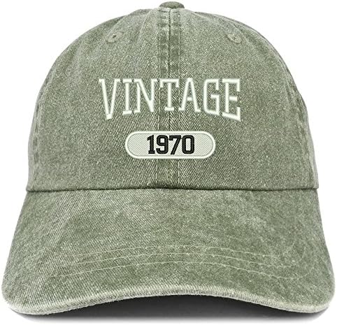 Trendy Odjeća za odjeću Vintage 1970 izvezena 53. rođendan meka kruna opranu pamučna kapa