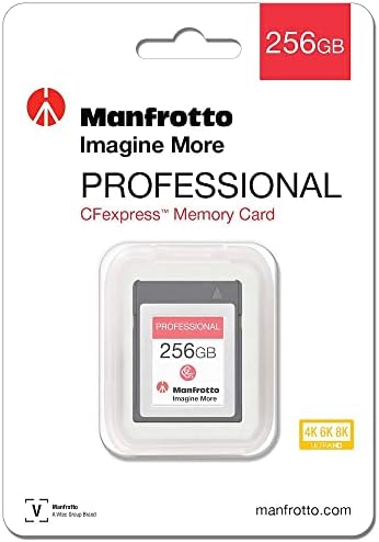 Manfrotto 256GB profesionalna memorijska kartica, PCIe 3.0, CFexpress tip B, za pro DSLR i napredne CSC kamere