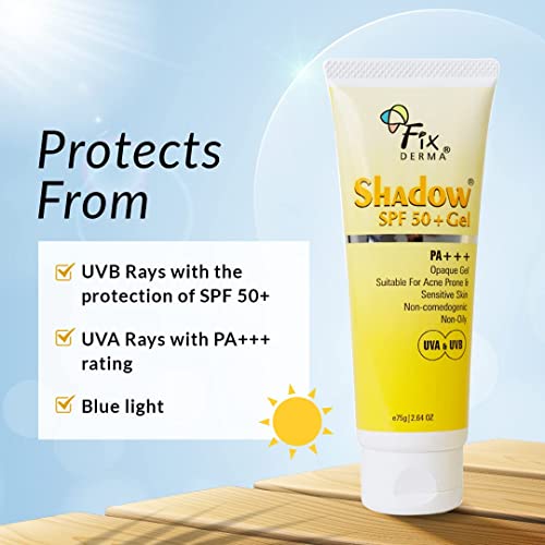 Malar Shadow krema za sunčanje Spf 50+ Gel za masnu kožu-sklona aknama, uva i Uvb širokog spektra zaštite, vodootporna, nemasna, nudi