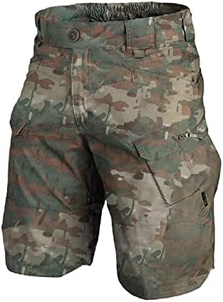 Muški kratke hlače Muški sportski pamučni posteljini Ležerne prilike Labavi kratke hlače PAJAMAS džep jogging hlače