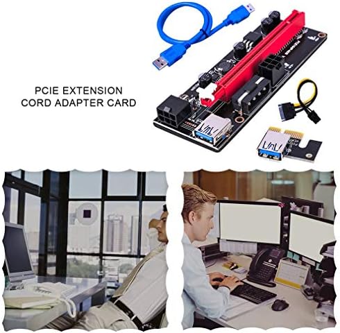 Konektori 009SPCI-e RISER 1x 16x Extender PCI E USB Riser 009S Dual 6pin adapterska kartica SATA 15Pin za BTC Miner R USB 3.0 grafička