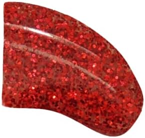 Purrdy Paws 100 pakovanja mekanih kapica za nokte za pseće kandže Ruby RED Glitter Jumbo