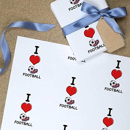 5 x A1 'Volim fudbal' umotavanje poklona/Listovi papira za umotavanje