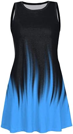 Ljetne haljine za žene 2023 plaža cvjetna Tshirt sarafan bez rukava okrugli vrat Casual džepovi Boho Tank Dress