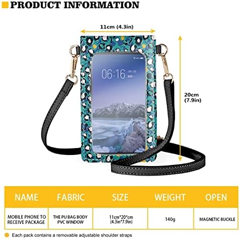 Forchrinse 3D Galaxy Mali torba za mobitel CrossBody torbica za žene za žene PU kožni držač kartice Novčanik