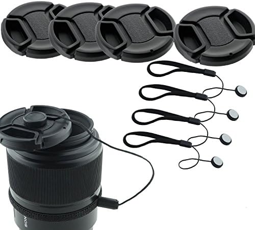 Honbay Lens CAP Bundle, Honbay 4 Snap-on Objektive za DSLR fotoaparate, uključujući Nikon, Canon, Sony - Uključeni