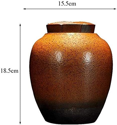 Haieshop urn za pse Pepeo Sahrana urna Memorijal Sastavljanje urne za pogrebne urne za ljudske pepeo za pepeo Handmade keramika 1008
