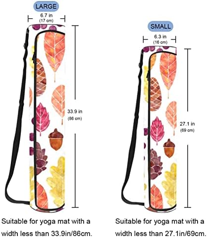 Jesenji listovi Yoga Mat torba za nošenje sa naramenicom Yoga Mat torba torba za teretanu torba za plažu