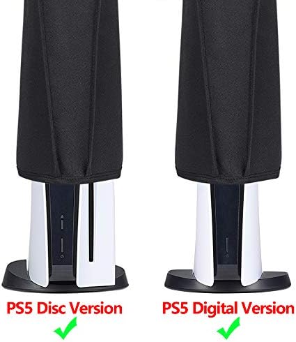 PlayVital Mekani uredan poklopac za prašinu za PS5, vodootporni poklopac protiv ogrebotine za PS5 Console Digital Edition & Disc Edition