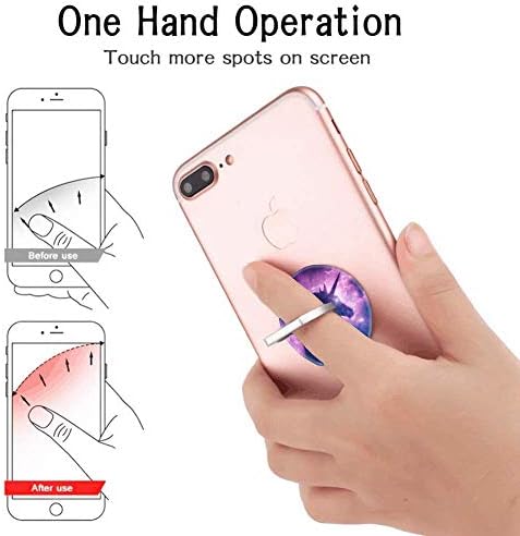 Držač prstena za mobitel prsten, ružičasti jednorožni stalak za stalak za mobitel uvlači se sa svim pametnim telefonom kompatibilan
