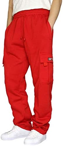 Muška teška teretna koruga Fleece Stretch elastični struk Jogger Sportske hlače Sportske pantalone za crtanje