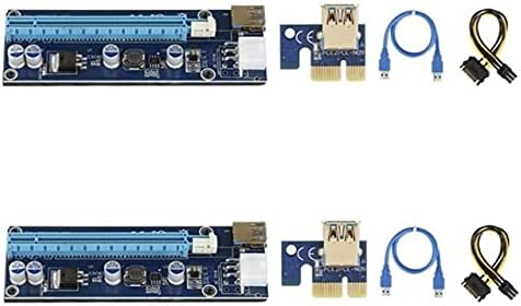 Konektori USB 3.0 PCI-e RISER VER 009S Express 1x 4x 8x 16x Extender PCIe Riser adapterska kartica 6pin Extender Board Diing -