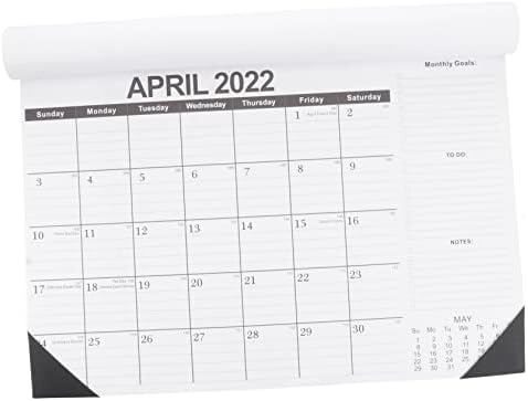STOBOK 1 PC 2022 Verzija June Mesec Pad The Wall / - Godina na crni kancelarijski tjednik X Tabela sa planom za stol Viseći nove planove