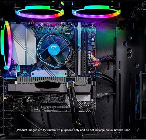 Skytech Shadow Gaming PC Desktop – INTEL Core i5 10400F 2.9 GHz, RTX 3050, 1TB NVME SSD, 8G DDR4 3200, 600W GOLD PSU, AC Wi-Fi, Windows