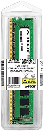 A-TECH 1GB Zamjena za HP 500208-061 - DDR3 1333MHz PC3-10600 ECC Neplaćeni udimm 1RX8 1.5V - Single Server Memory Ram Stick