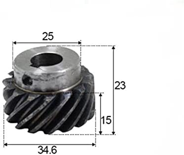 Zhengguifang ZGF-BR spiralni zupčanik 1,5 M unutrašnja rupa sa 15 zuba 8/10/12/14 / 15mm Zupčanik za dijelove mašina
