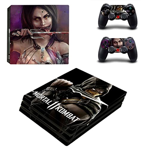 Igra smrtna najbolja Ninja Kombat PS4 ili PS5 naljepnica za kožu za PlayStation 4 ili 5 konzolu i 2 kontrolera naljepnica vinil V6181