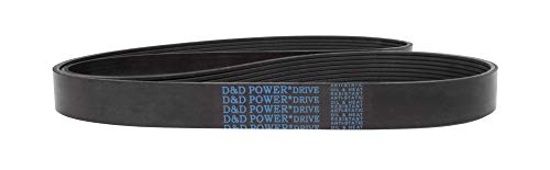 D & D Powerdrive 185J4 Poly V pojas, 0,37 Širina, guma
