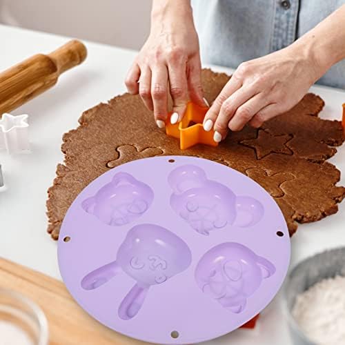 LuxShiny rezinske kalupe silikonski fondant 3D zeko za životinje za čokolade Fondant Candy Ledy Jelly Cake Handmade Soap losion Bar