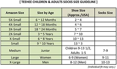 Teehee čarape razni uzorak čarapa Value Pack Bulk čarape veleprodaja za žene muškarce djecu